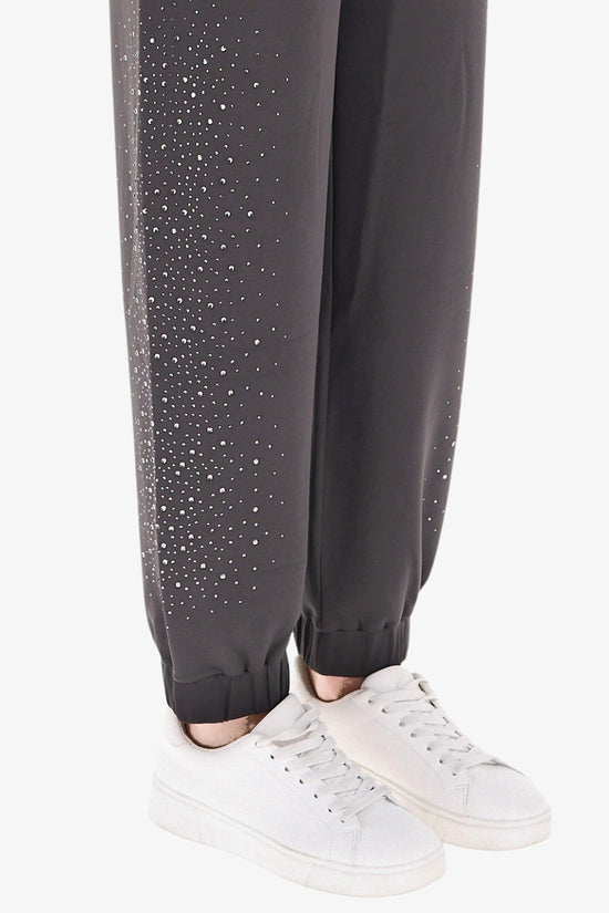  Pantaloni Precious Con Strass emporio armani ea7 