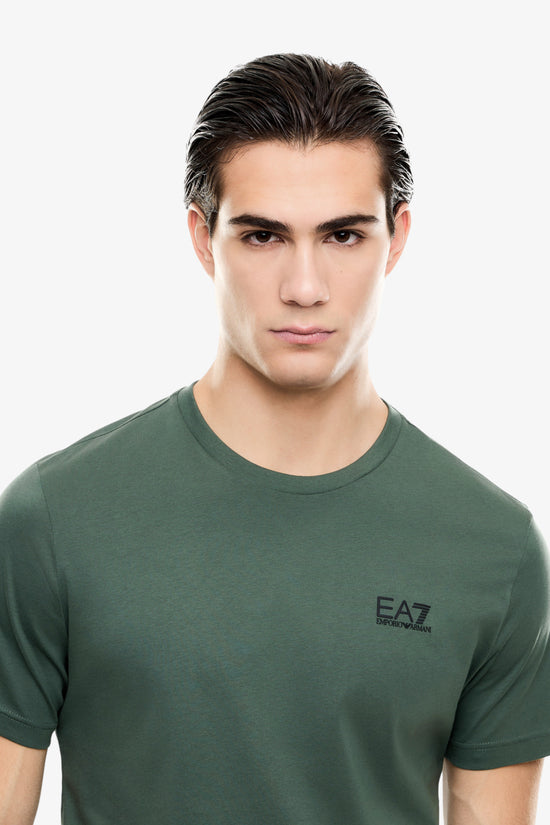  T-Shirt Maniche Corte In Cotone Pima Core Identity emporio armani ea7 