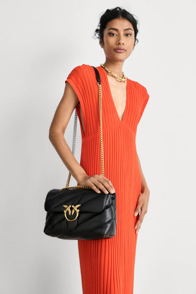 pinko Borsa A Tracolla Big Love Bag Puff Maxi Quilt Nero Donna, foto 2