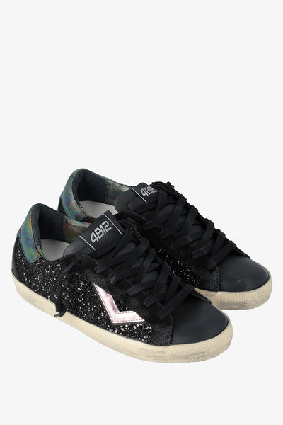 4b12 Scarpe SUPRIME D327 Nero Donna, foto 2