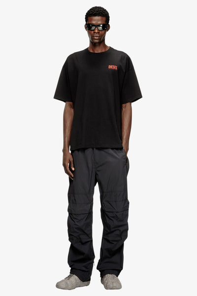 diesel T-Shirt Maniche Corte T-Boxt-Bisk Nero Uomo, foto 2