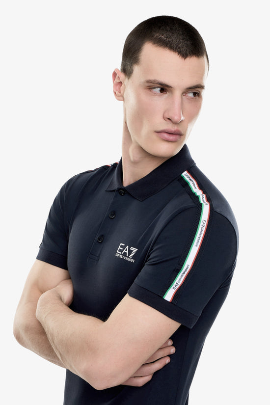  Polo Maniche Corte Bande Logo Italian Spirit emporio armani ea7 