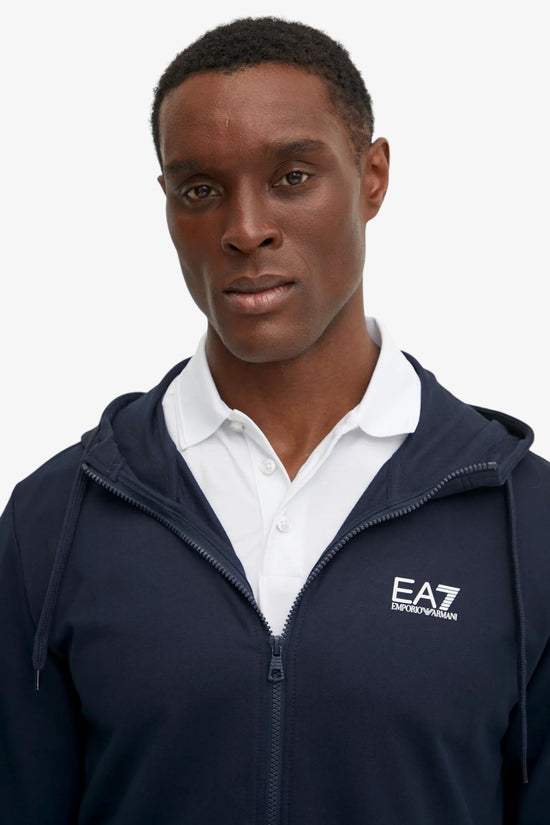  Felpa Full Zip Con Cappuccio Core Identity emporio armani ea7 