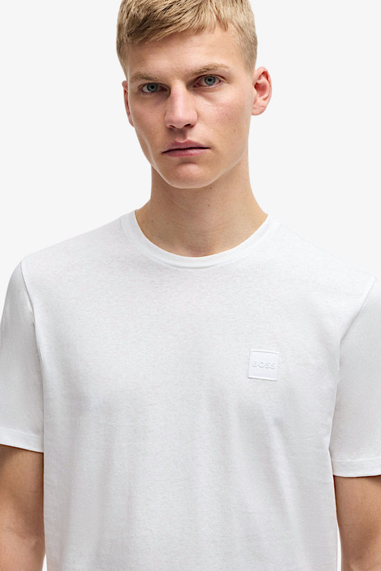  T-Shirt Maniche Corte Con Toppa Logo Tales boss 