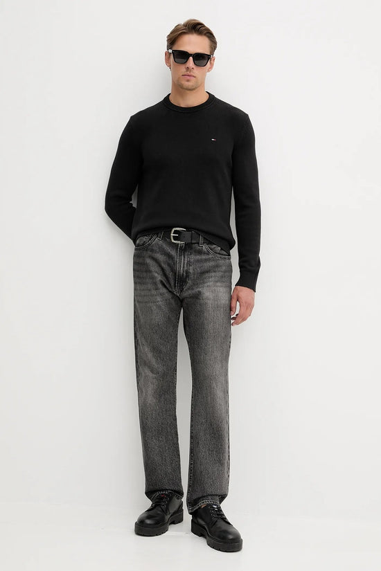  Maglione Girocollo Slim Logo Bandierina Ricamato tommy jeans 