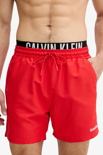 calvin klein swimwear Boxer Mare Con Fascia In Vita Logata Doppia Rosa Uomo, foto 2