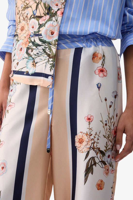  Pantaloni In Twill Stampato liu jo 