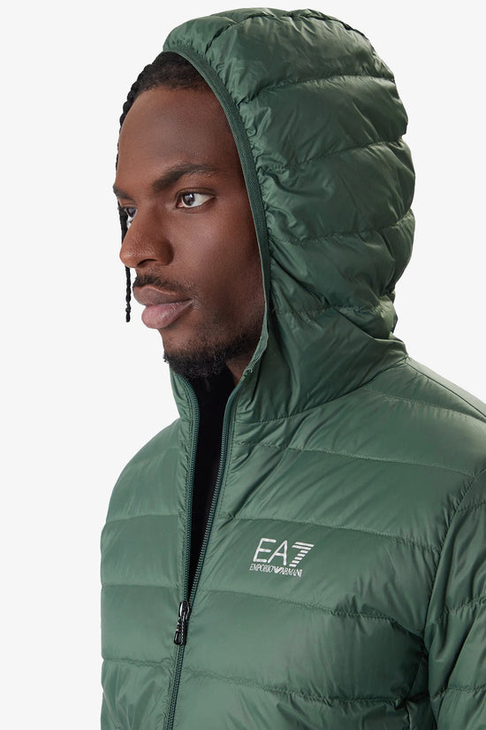  Piumino Full Zip Con Cappuccio Packable Core Identity emporio armani ea7 