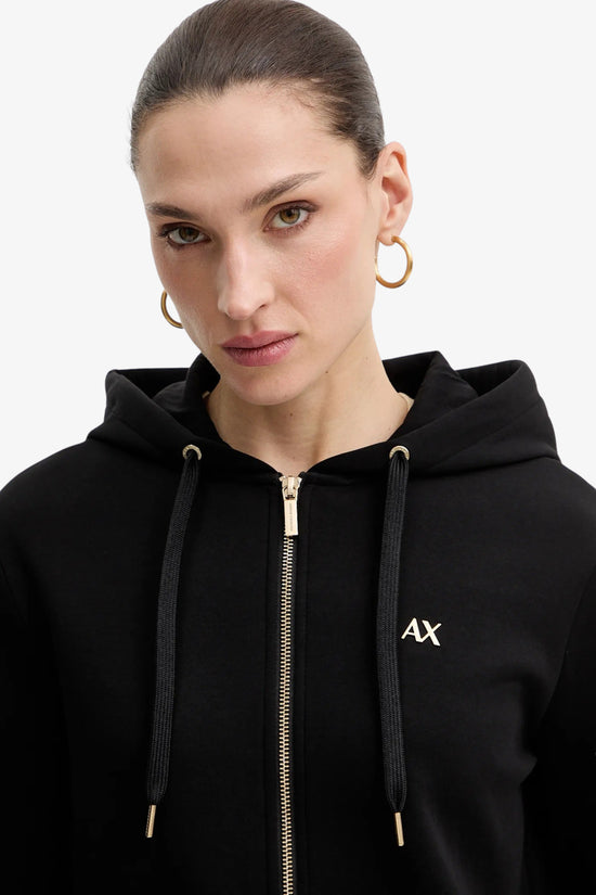  Felpa Full Zip Con Cappuccio Logo Piccolo AX armani exchange 