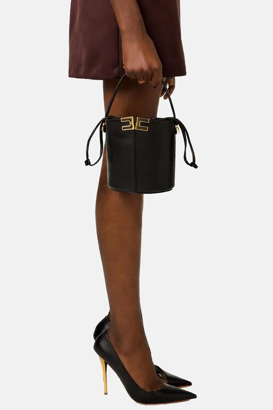  Borsa Secchiello A Tracolla Con Dettaglio Logo elisabetta franchi 