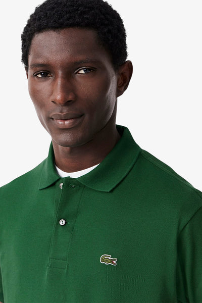 lacoste Polo Maniche Corte Classic In Piqué L.12.12 Original Verde Uomo, foto 2