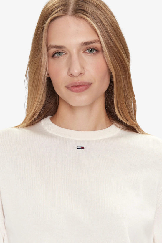  Maglione Girocollo Essential Logo Bandierina Ricamato tommy jeans 