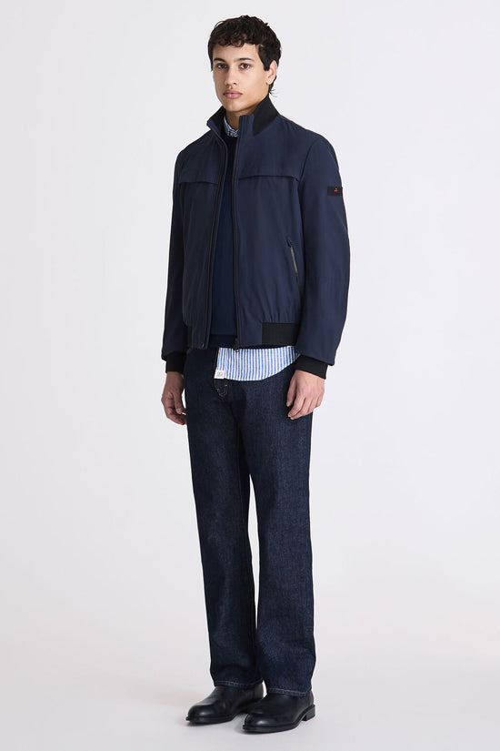  Giacca Bomber Full Zip Stretch Con Dettagli A Contrasto Potosi SRT 02 peuterey 