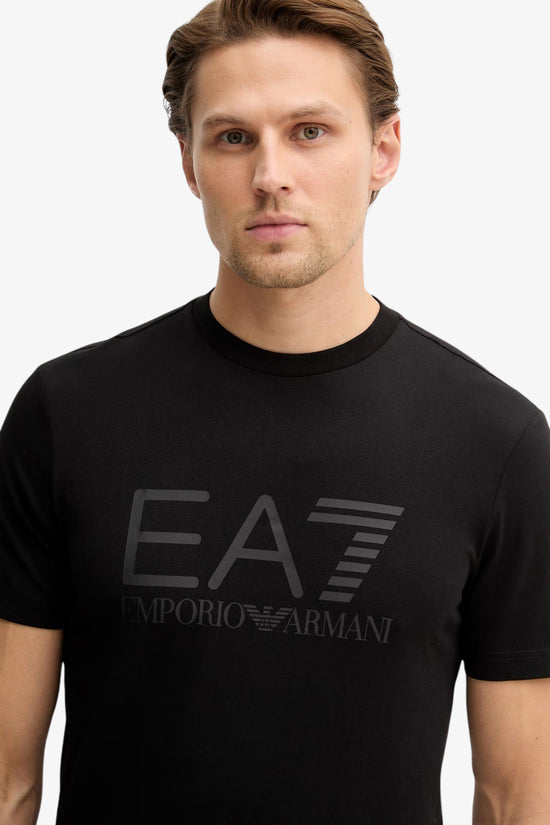  T-Shirt Maniche Corte Big Logo Tono Su Tono Core Identity emporio armani ea7 
