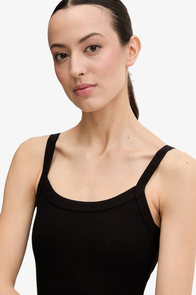 guess Vestito Corto A Costine Jasmine Nero Donna, foto 2