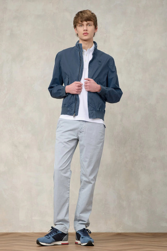  Giacca Bomber Full Zip Leggera Badger Dyed blauer 