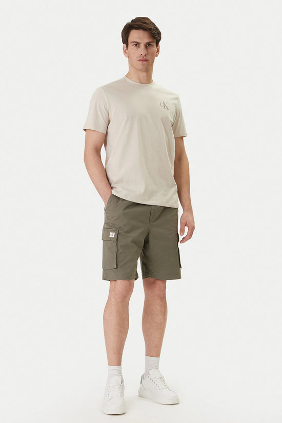  Bermuda Cargo In Cotone Comfort-calvin klein jeans-Verde-Special_-Lv04rb618g ldy-2  