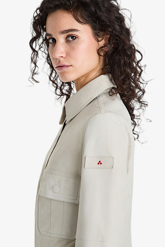  Giacca Corta In Pelle Scamosciata Era Suede 02 peuterey 