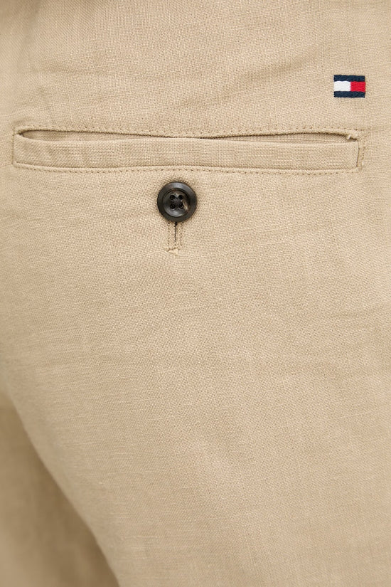  Shorts Chino Dover In Misto Lino-tommy hilfiger-Beige-Special_-Mw0mw44353 aeg-2  