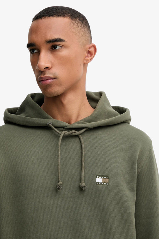  Felpa Con Cappuccio Patch Logo tommy jeans 