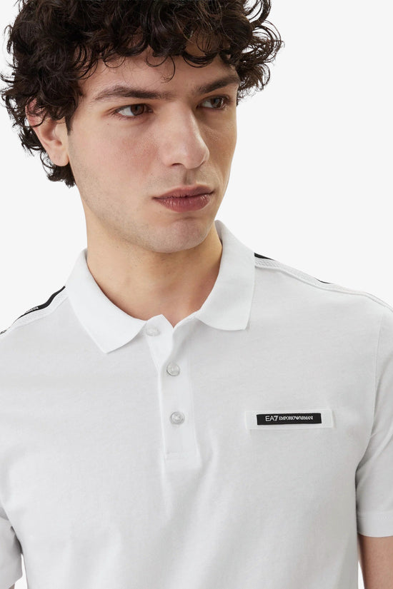  Polo Maniche Corte Bande Logo Series-emporio armani ea7-Bianco-Special_-7m001477 af10375 u0002-2  