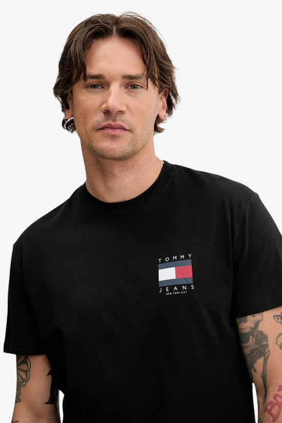  T-Shirt Maniche Corte Big Logo Bandiera Sul Retro tommy jeans 