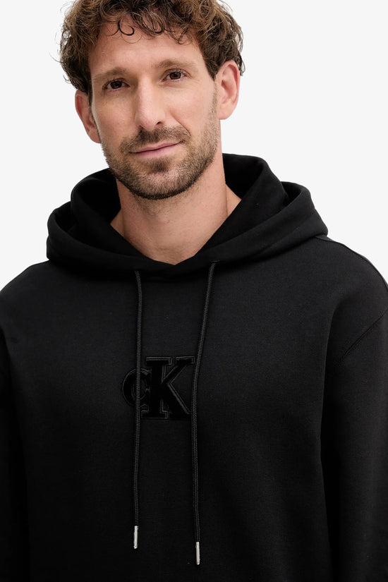  Felpa Con Cappuccio Logo CK In Pile calvin klein jeans 