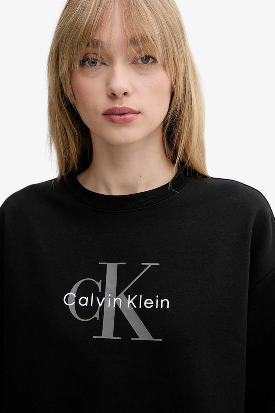  Felpa Girocollo Monologo calvin klein jeans 