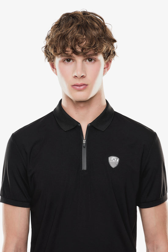  Polo Maniche Corte Con Zip Premium Shield-emporio armani ea7-Nero-Special_-8npf13 pjrgz 1200-2  