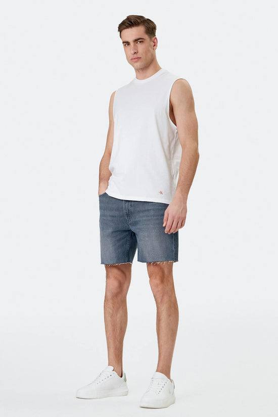  Canotta In Cotone Muscle Monologo-calvin klein jeans-Bianco-Special_-Lv04rf273g yaf-2  
