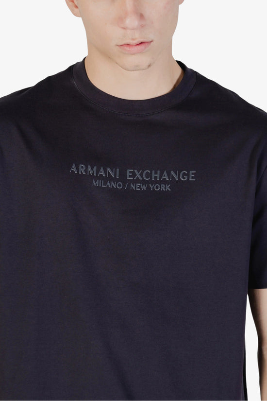  T-Shirt Maniche Corte Big Logo Essential-armani exchange-Blu-Special_-Xm001280 af10361 ub101-2  