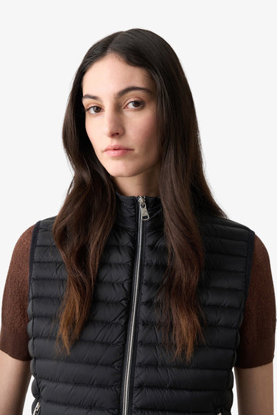 colmar Gilet Piumino Full Zip Trapuntato Nero Donna, foto 2