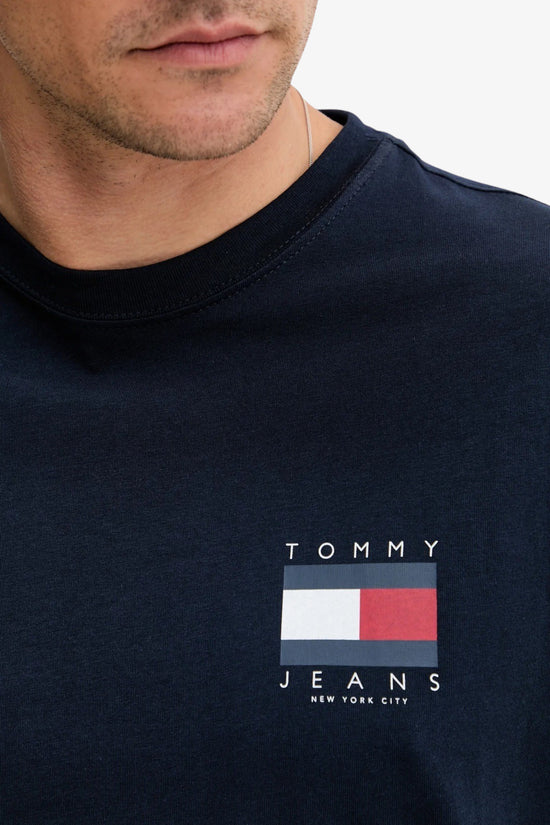  T-Shirt Maniche Corte Big Logo Bandiera Sul Retro tommy jeans 