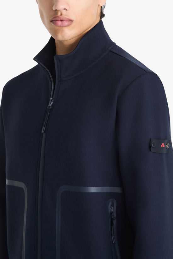  Felpa Full Zip Con Tasche Con Nastrature Gommate Scott peuterey 