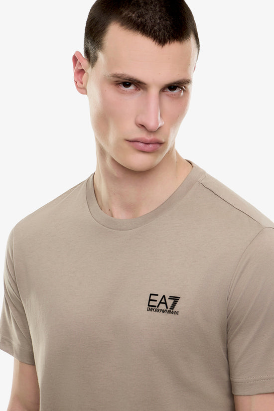  T-Shirt Maniche Corte Elasticizzata In Cotone Pima Core Identity emporio armani ea7 