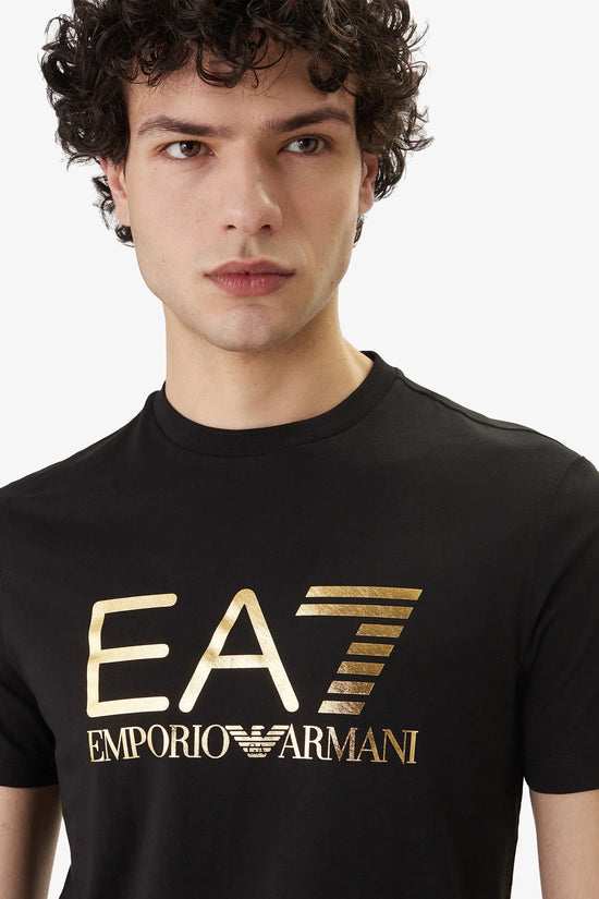  T-Shirt Maniche Corte Big Logo Metallizzato Core Identity emporio armani ea7 