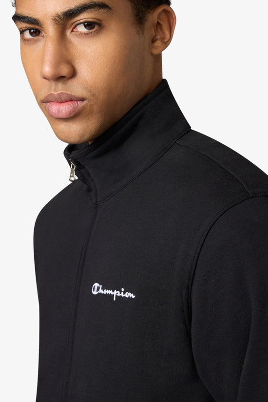  Felpa Full Zip Logo Piccolo Ricamato champion 
