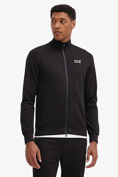 emporio armani ea7 Tuta Full Zip Core Identity Nero Uomo, foto 2