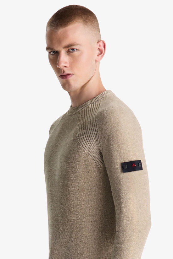  Maglione Girocollo In Ciniglia Rasata Sironi 01-peuterey-Beige-Special_-Peu5623 99011970 736-2  