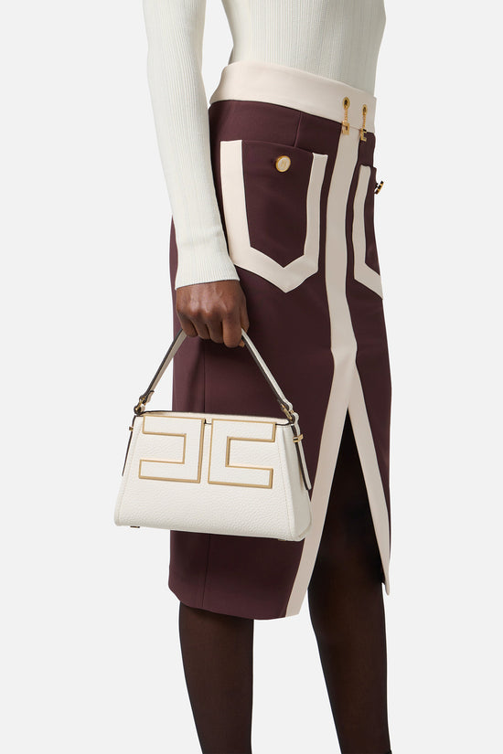  Borsa A Tracolla Piccola Con Logo elisabetta franchi 