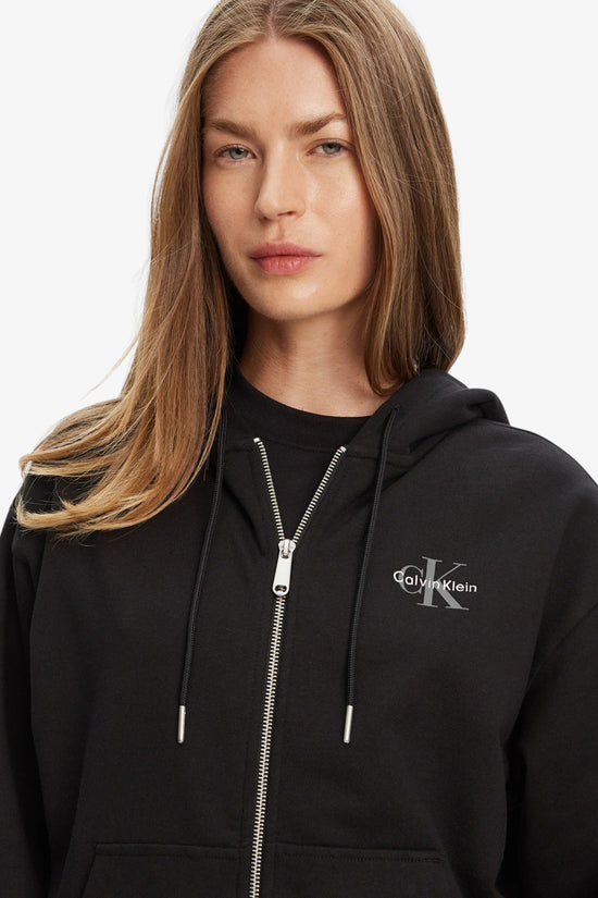  Felpa Full Zip Con Cappuccio Monologo calvin klein jeans 