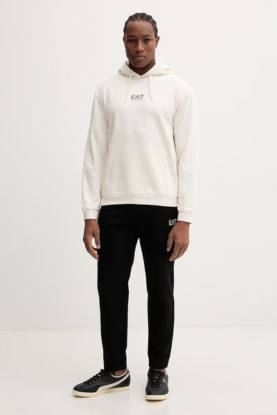 emporio armani ea7 Felpa Con Cappuccio Core Identity Bianco Uomo, foto 2