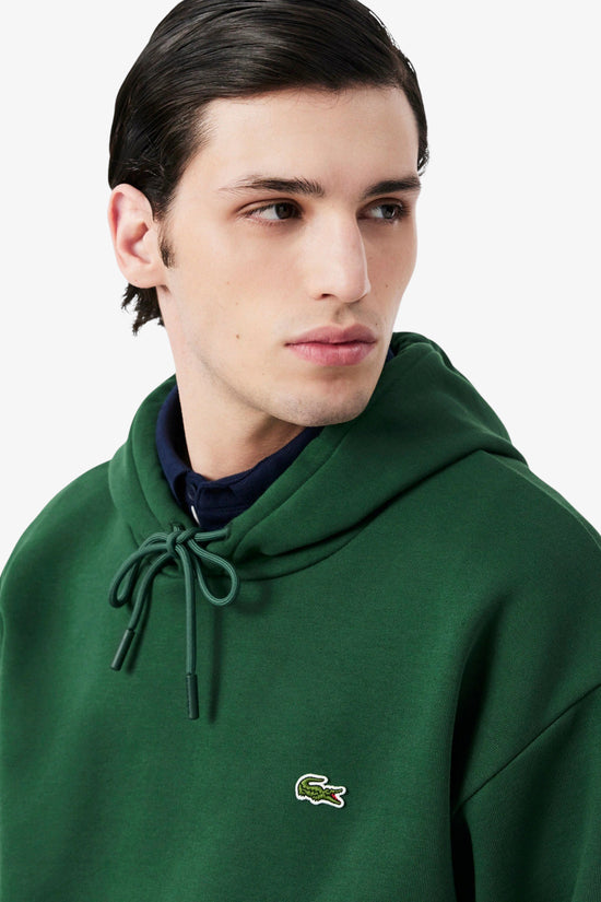  Felpa Con Cappuccio Logo Piccolo Ricamato lacoste 