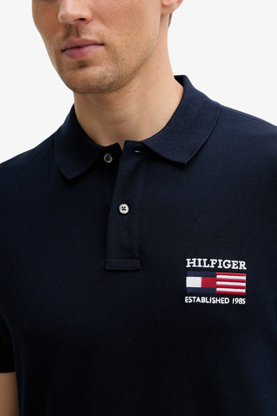  Polo Maniche Corte Bandiera Ricamata tommy hilfiger 