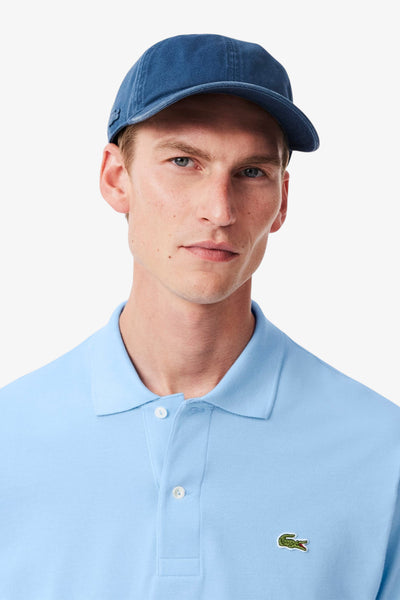 lacoste Polo Maniche Corte Classic In Piqué L.12.12 Original Blu Uomo, foto 2