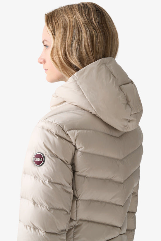  Piumino Full Zip Con Cappuccio Cangiante colmar 