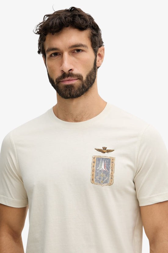  T-Shirt Maniche Corte Con Stemma Frecce Tricolori aeronautica militare 