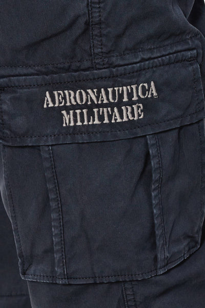 aeronautica militare Pantaloni Cargo Blu Uomo, foto 2