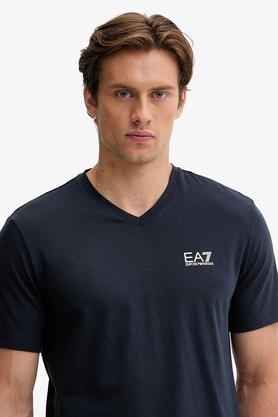  T-Shirt Maniche Corte Elasticizzata Scollo V Core Identity emporio armani ea7 
