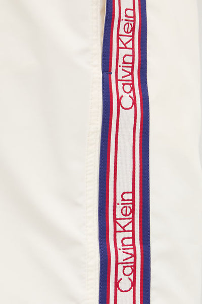 calvin klein swimwear Boxer Mare Con Bande Logo CK Icon Beige Uomo, foto 2